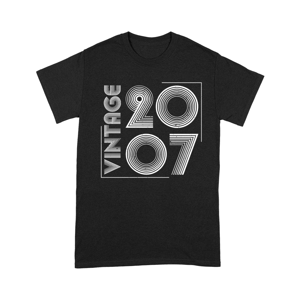 Vintage 2007 Birthday T Shirt Design (2) Unisex T-Shirt