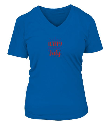 Happy 4Th of July 4 03 V-neck T-Shirt Woman