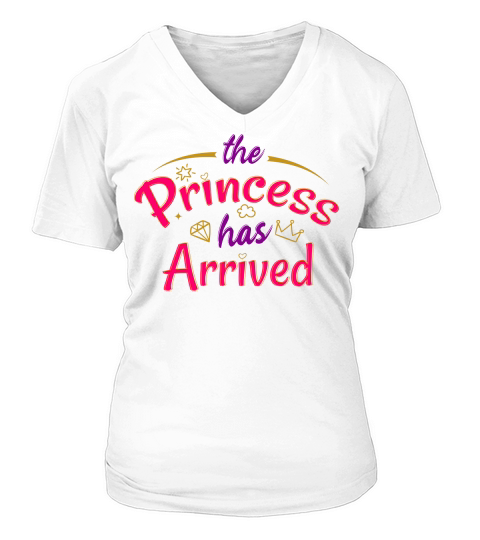 The Princess Has Arrived 07 V-neck T-Shirt Woman