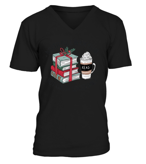 North Pole Book Club V-Neck T-shirt