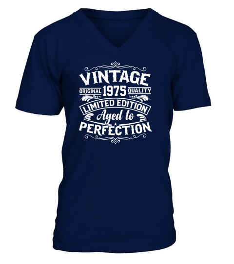 Vintage original 1975 quality limited edition aged to perfection V-Neck T-shirt