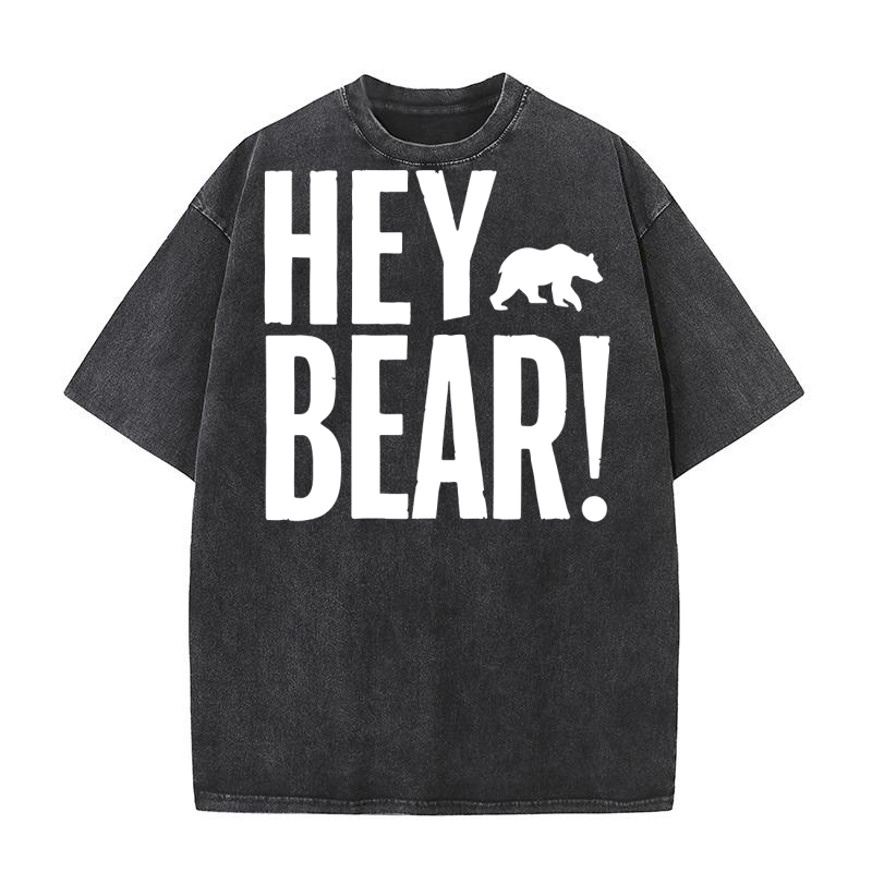 Hey Bear! Washed T-Shirt