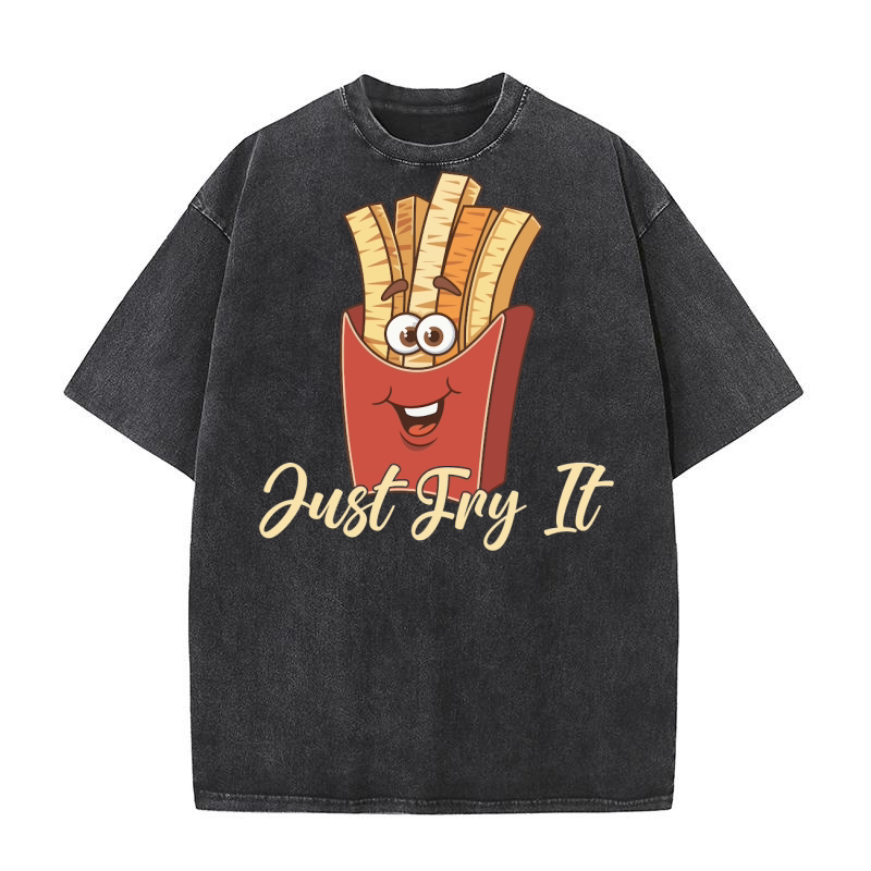 Just Fry It Graphics 02 Washed T-Shirt