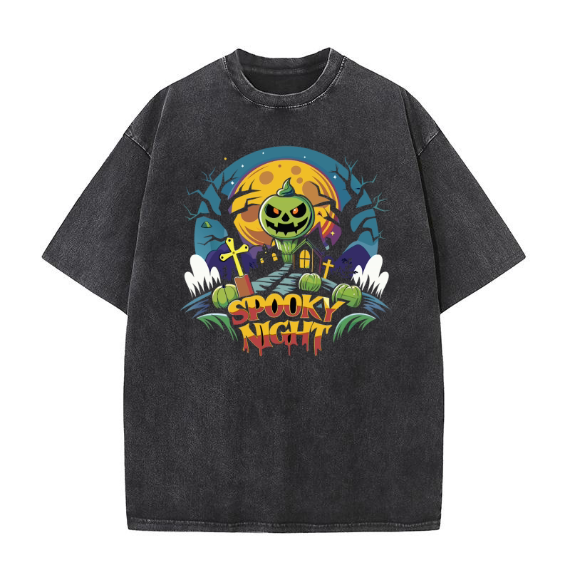 Spooky Night Washed T-Shirt