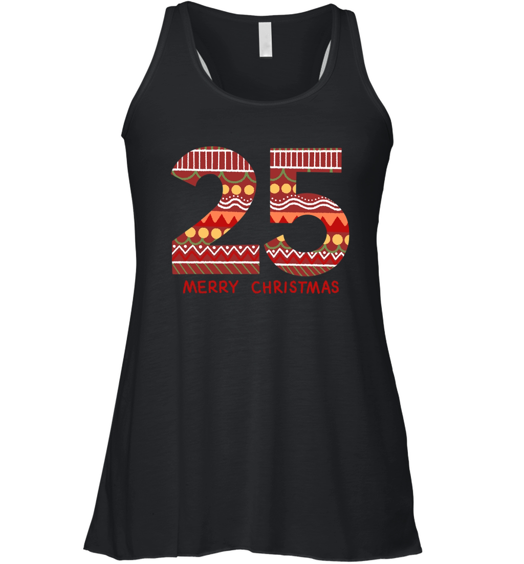 25 Christmas Merry 03 Women's Flowy Tank Top