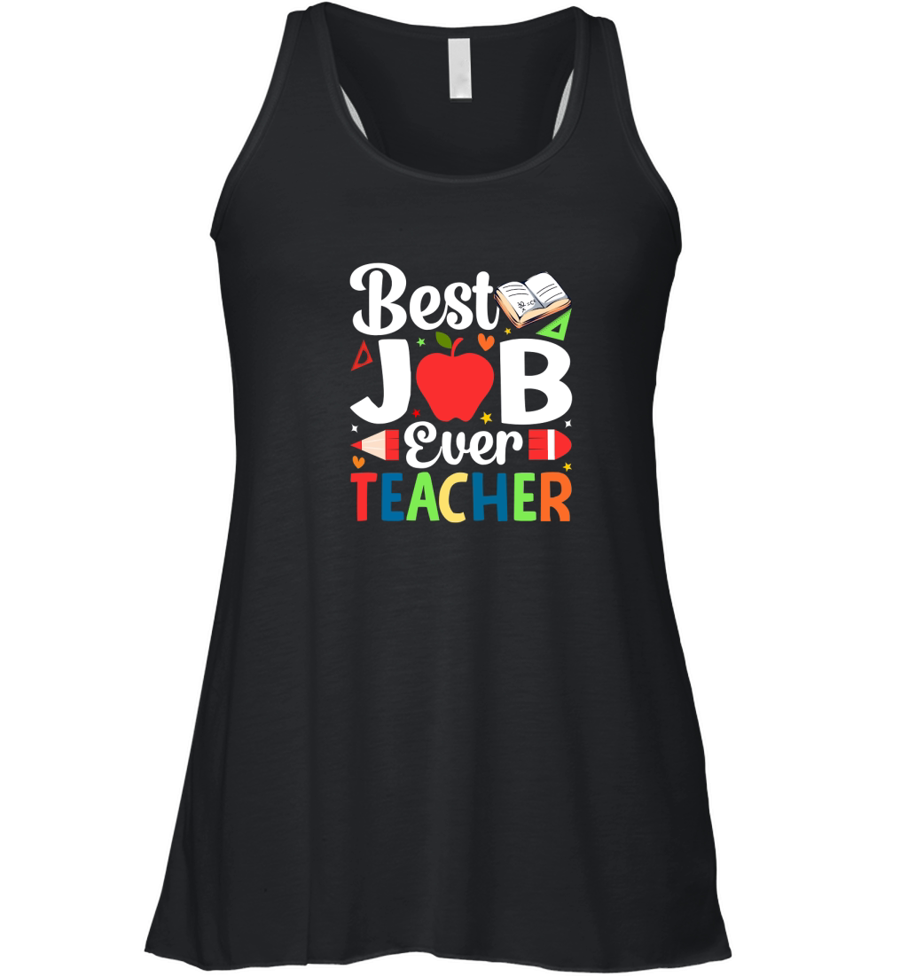 BEST JOB EVER TEACHER Women's Flowy Tank Top