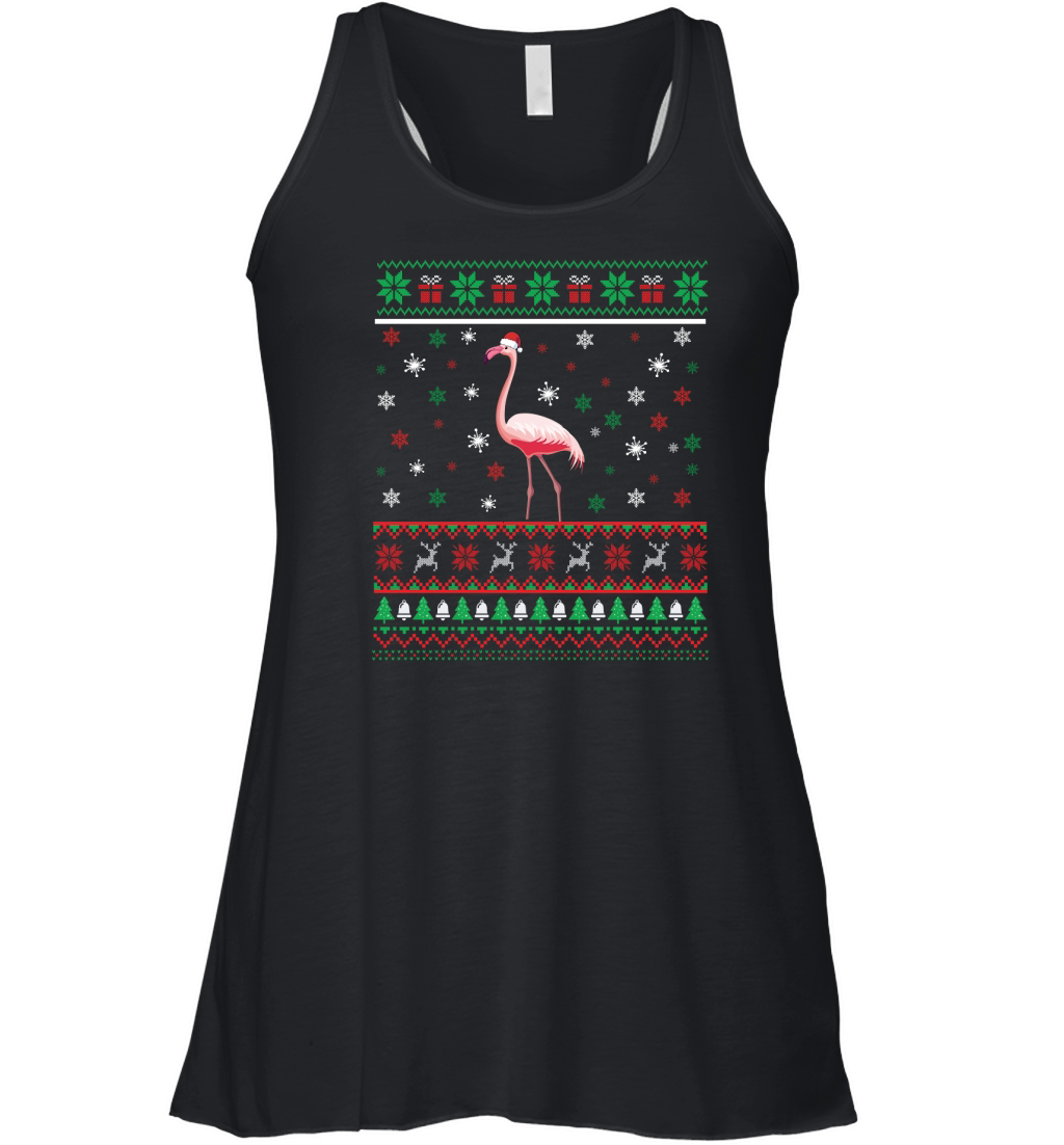 Christmas on flamingo Women's Flowy Tank Top