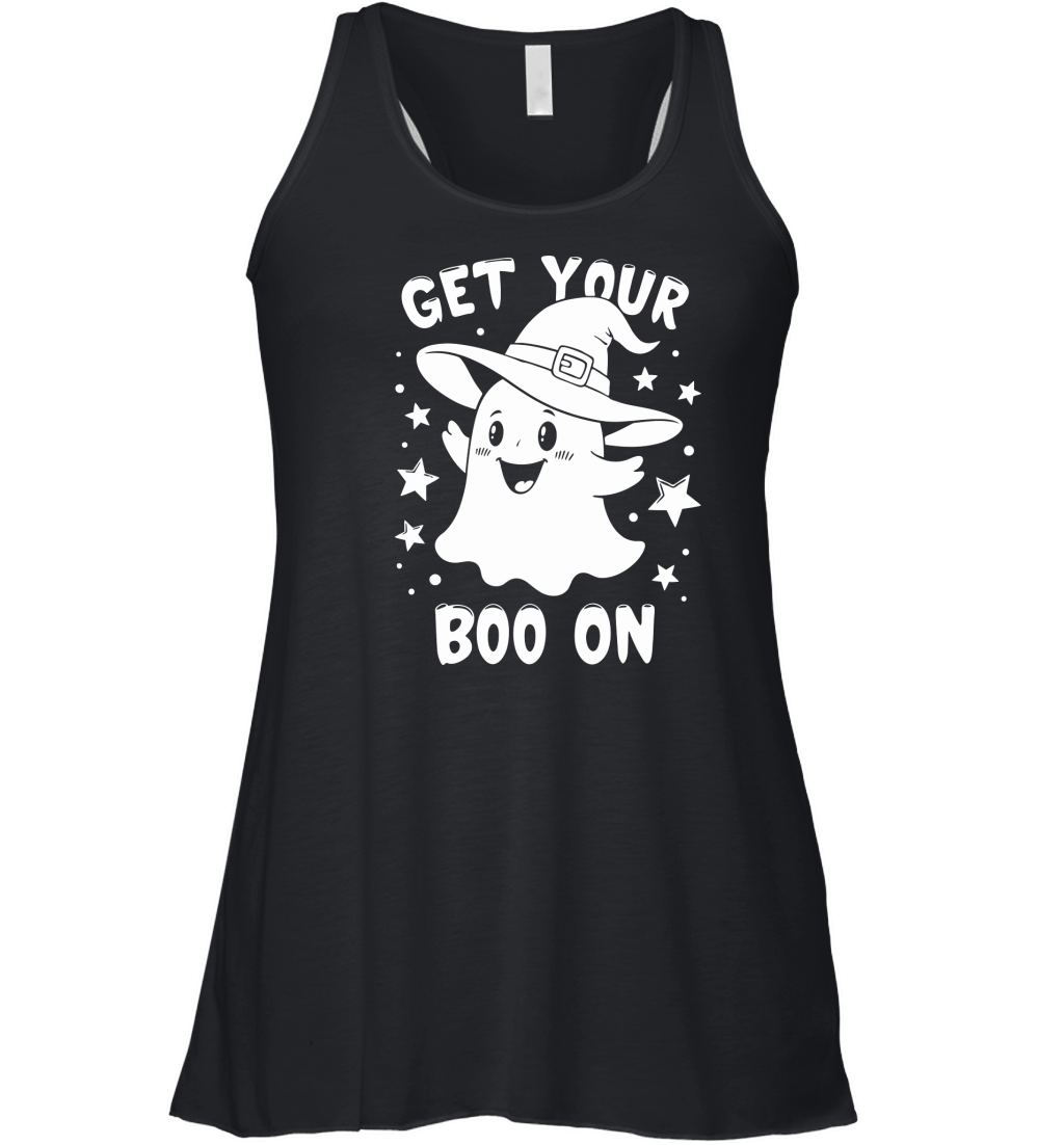 Get Your Boo On Single Color Women's Flowy Tank Top