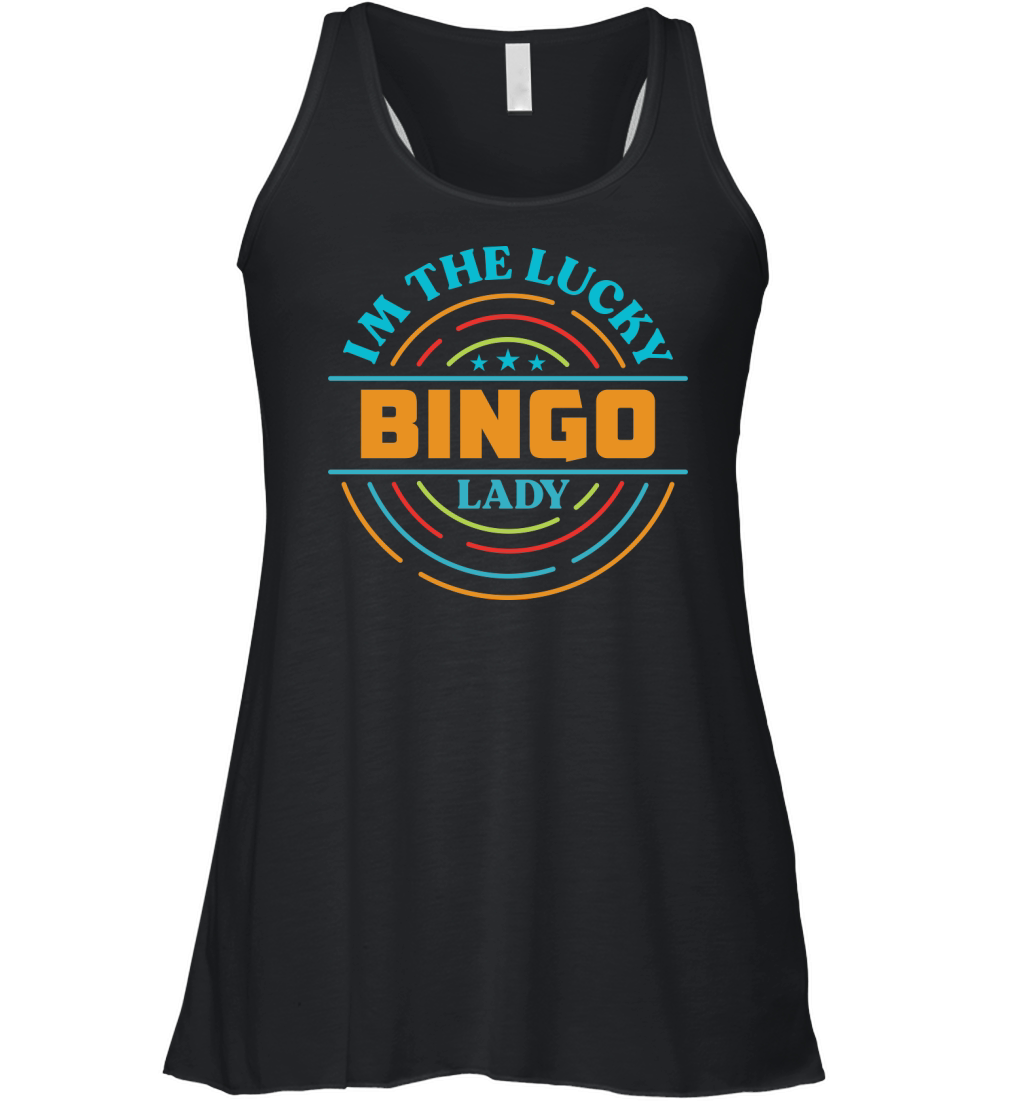 Im The Lucky Bingo Lady 02 Women's Flowy Tank Top
