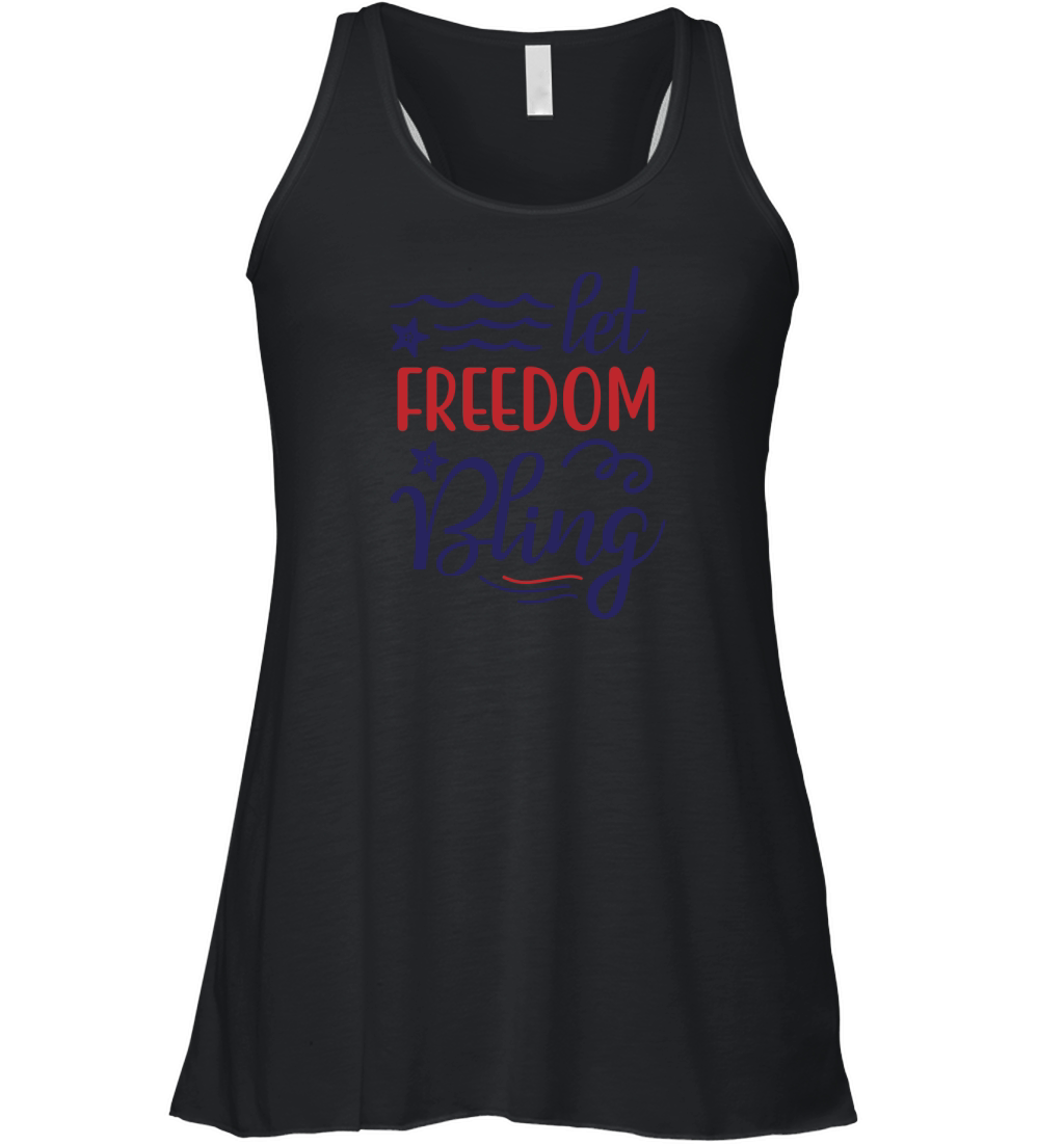 let freedom bling Women's Flowy Tank Top