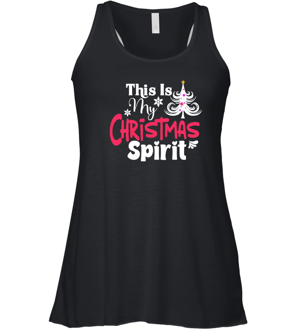 This Is My Christmas Spirit  02 Women's Flowy Tank Top