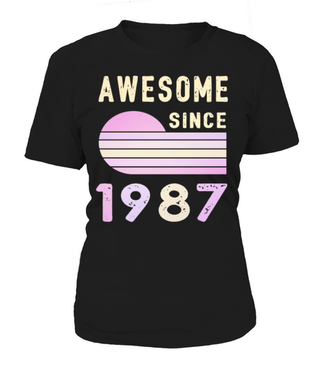 1987 Birthday Retro Vintage Gift original Women's T-Shirt