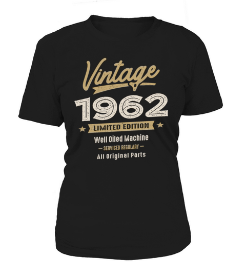 Vintage Born in 1962 - 60th Birthday Retro Classic Women's T-Shirt