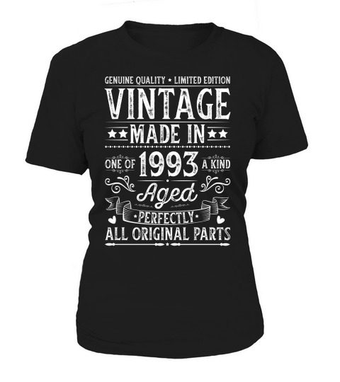 Vintage Made In 1993 Birthday Women's T-Shirt