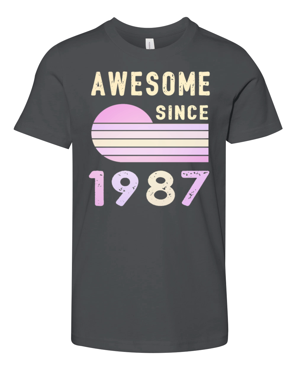 1987 Birthday Retro Vintage Gift original Youth Unisex Jersey Tee