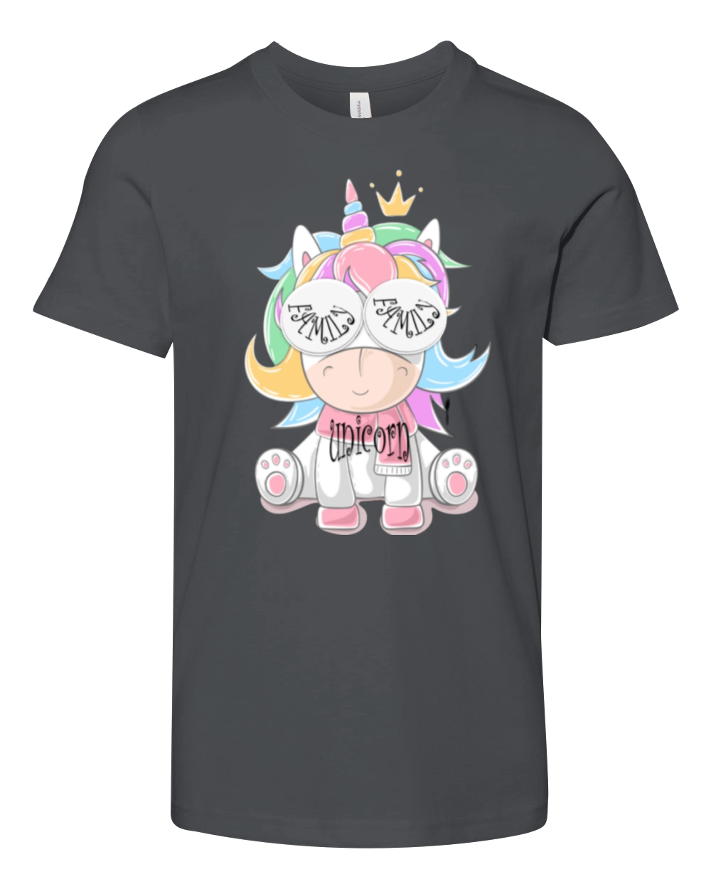 family unicorn shirt Youth Unisex Jersey Tee
