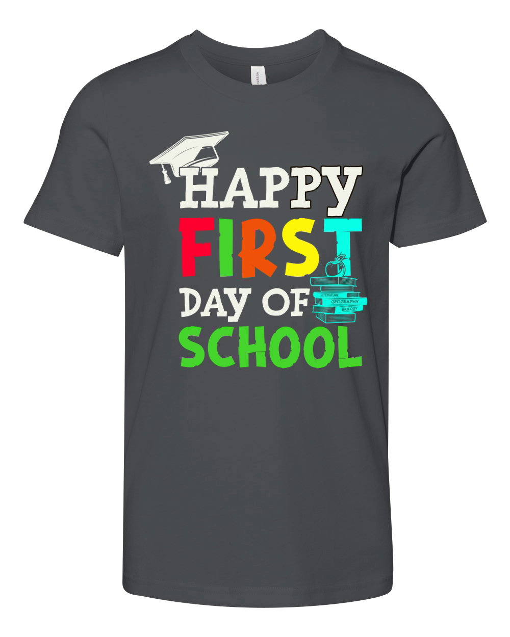 Happy First Day Of School 03 Youth Unisex Jersey Tee