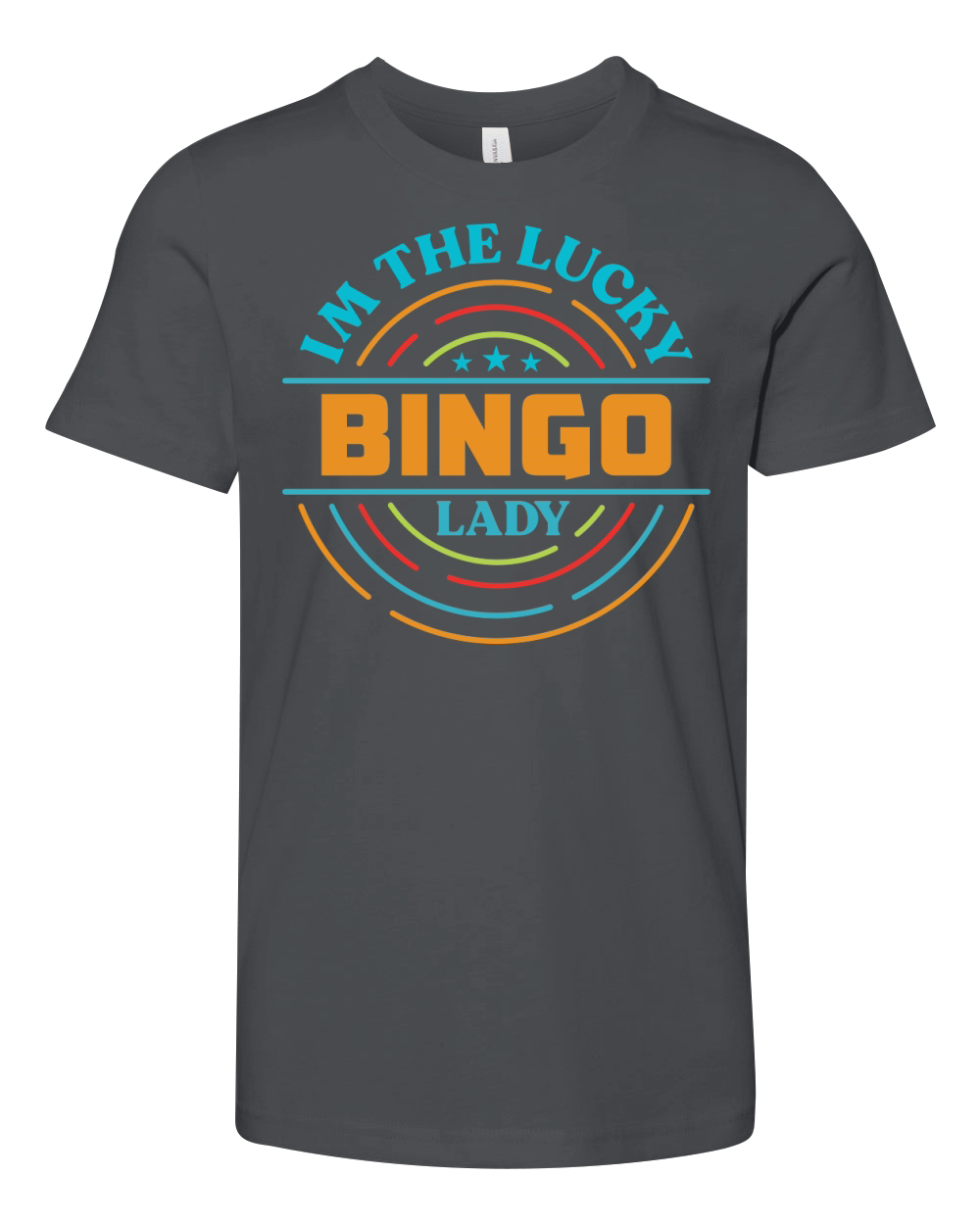 Im The Lucky Bingo Lady 02 Youth Unisex Jersey Tee