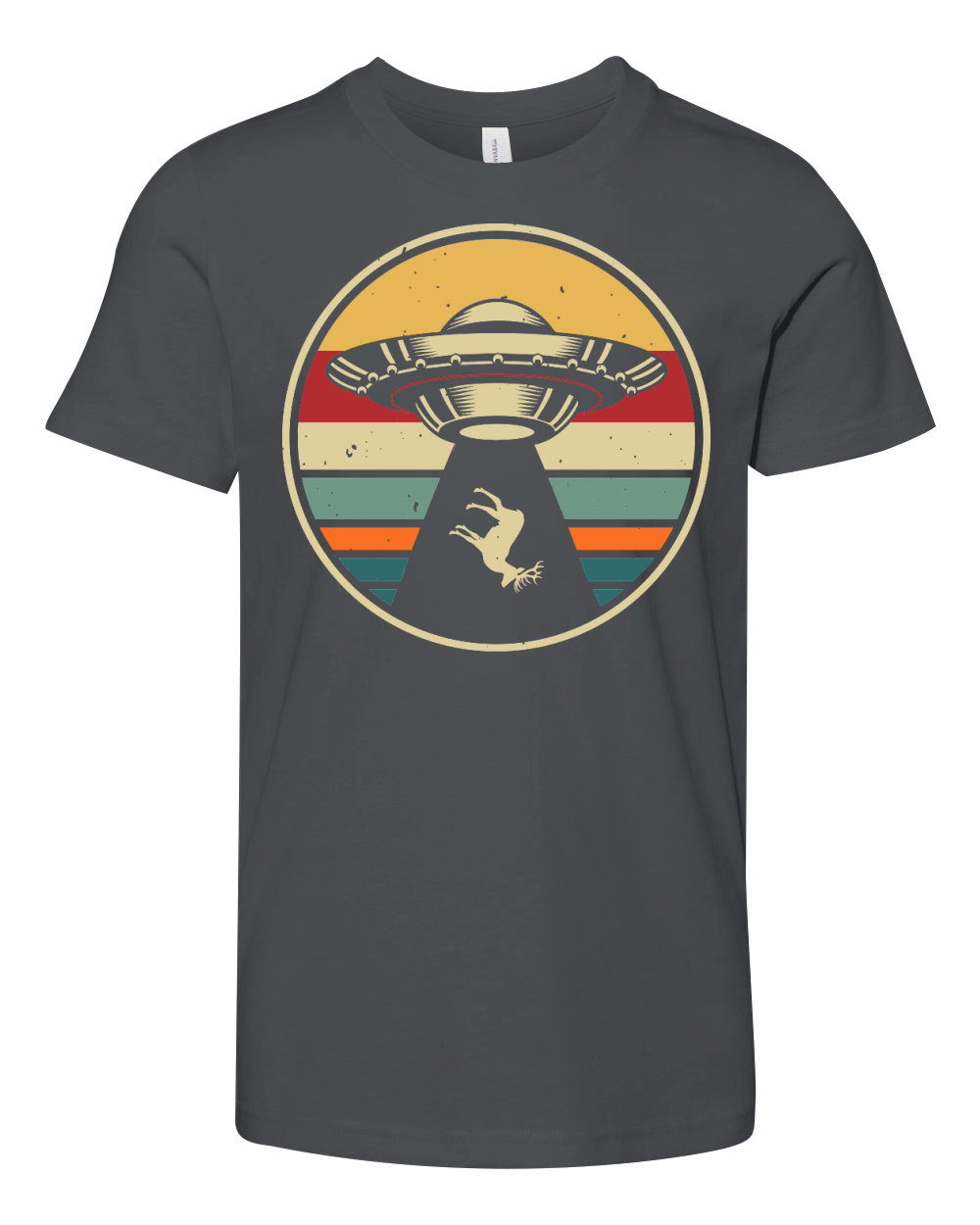 Vintage UFO Alien 5 Youth Unisex Jersey Tee