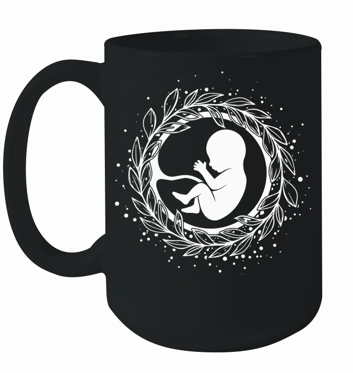 Baby Floral Pregnant Doula Midwife Birth Coach Catcher Ceramic Mug