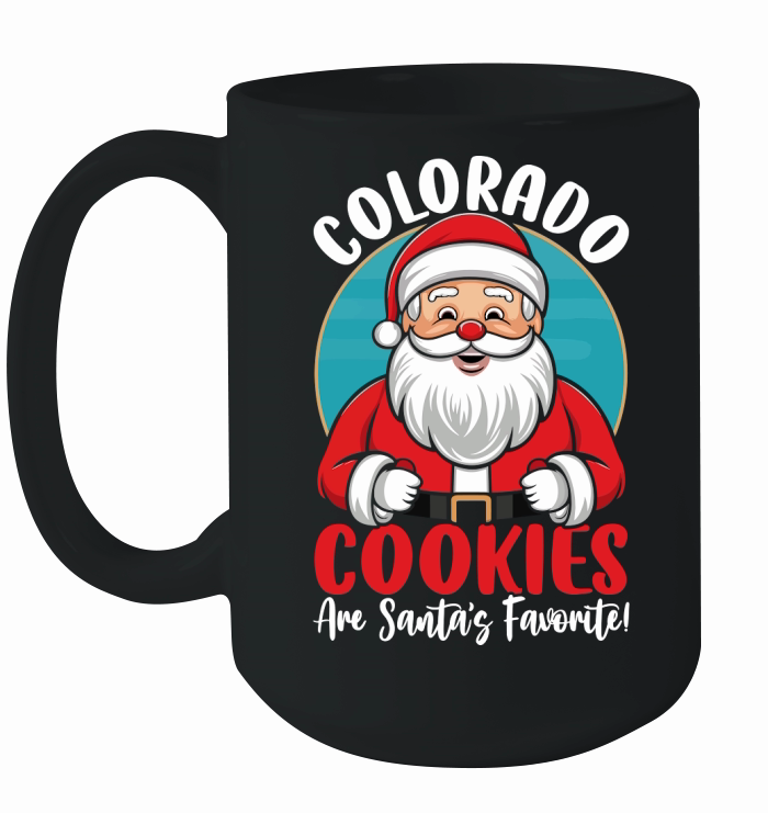 colorado cookies are santas favorite! Ceramic Mug