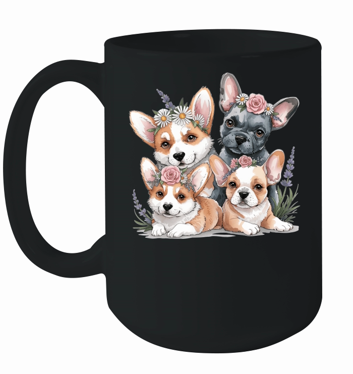 Dog Watercolor Bundle 11 Ceramic Mug