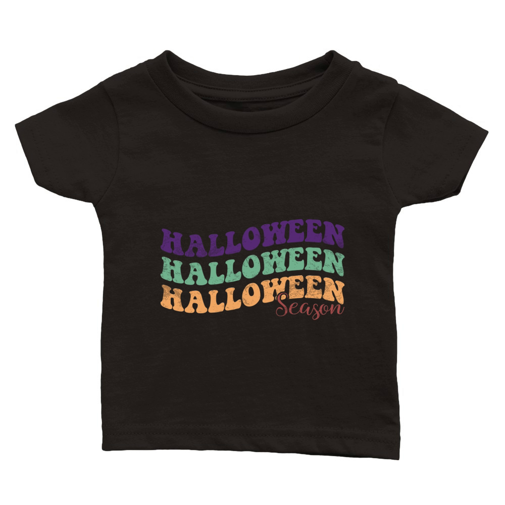 Halloween Season Retro Groovy Vintage 1.02 Classic Baby Crewneck T-shirt