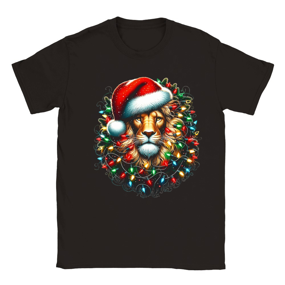 Christmas Lion1 Classic Kids Crewneck T-shirt
