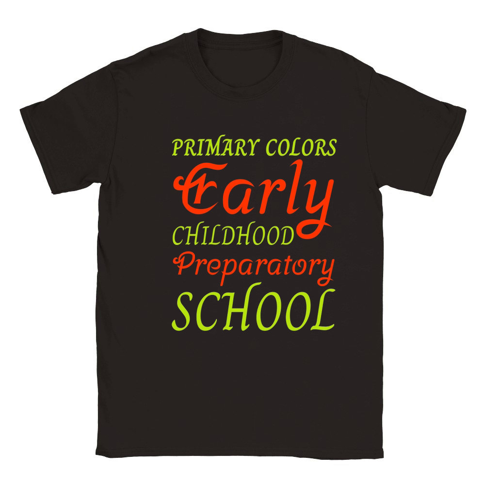 primary colors early [Converted] Classic Kids Crewneck T-shirt