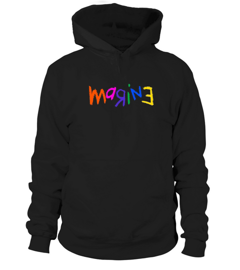 marine crayon  colorful art Hoodie Unisex