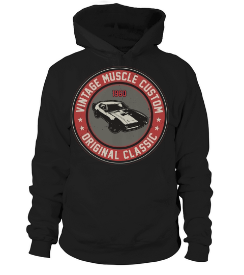 vintage muscle car vector (1) Hoodie Unisex