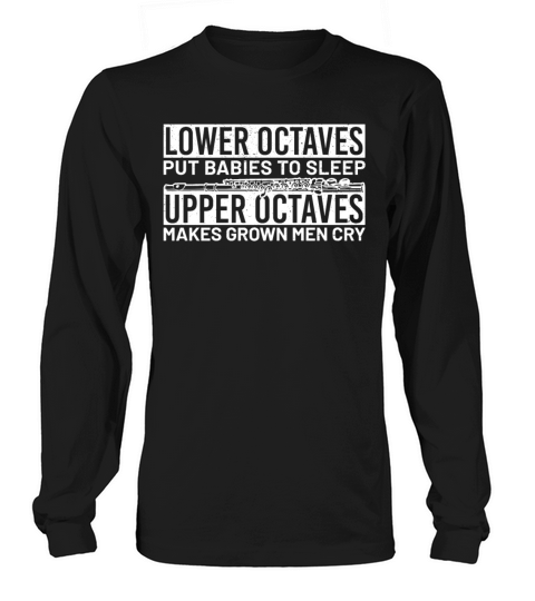 flute recorder transverse flute music bubbles Long sleeved Unisex