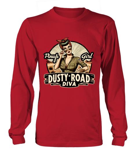 Retro Vintage dusty road diva Long sleeved Unisex