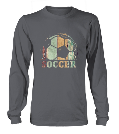 Vintage Soccer Player Futbol Coach design Long sleeved Unisex