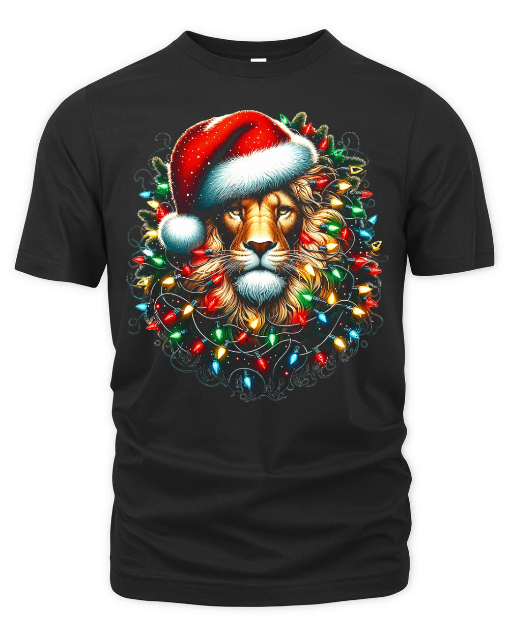 Christmas Lion1 Organic Unisex T-shirt