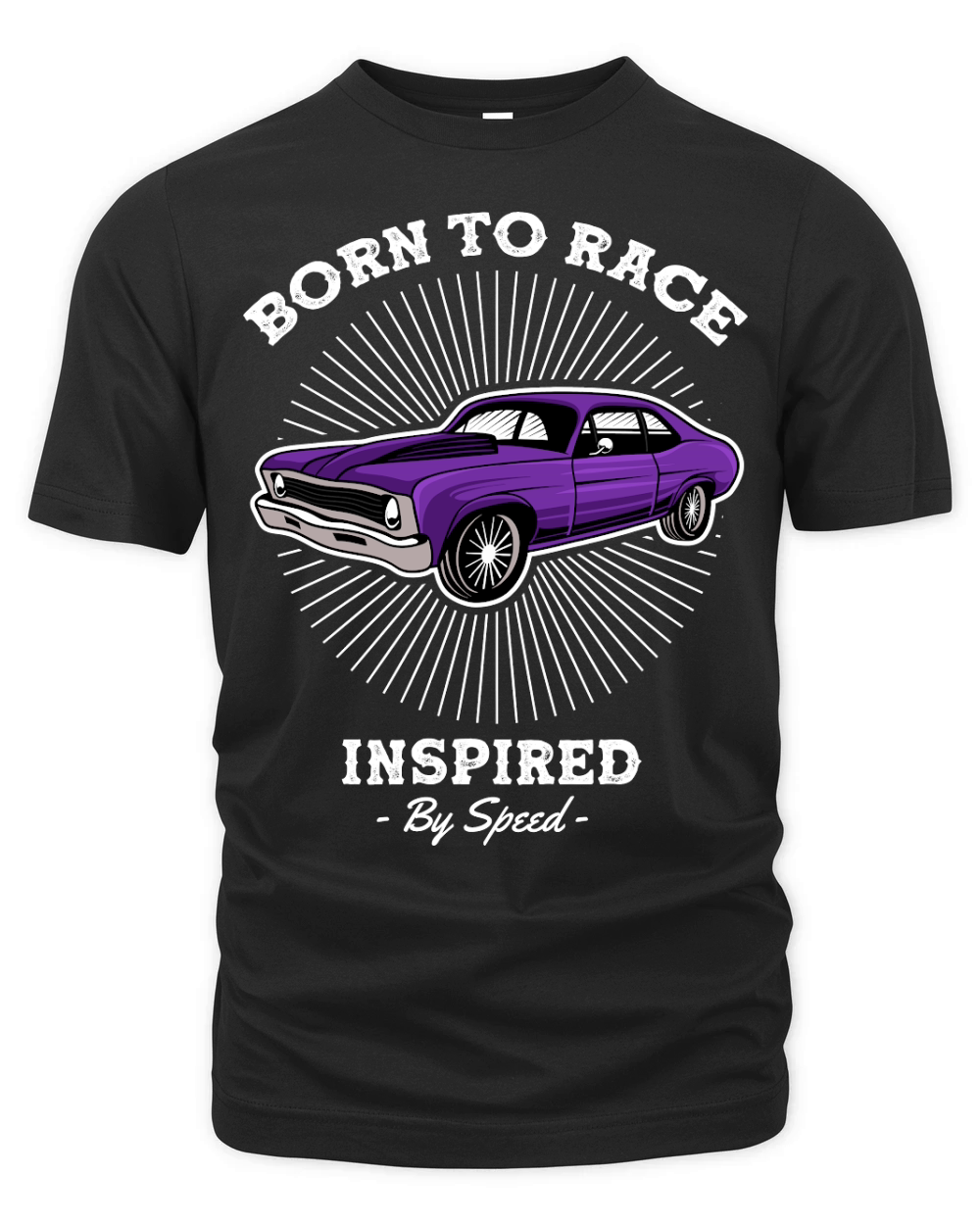 Classic Car Born to Race Inspired by Speed Organic Unisex T-shirt