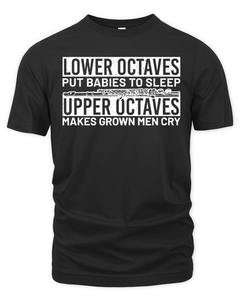 flute recorder transverse flute music bubbles Organic Unisex T-shirt