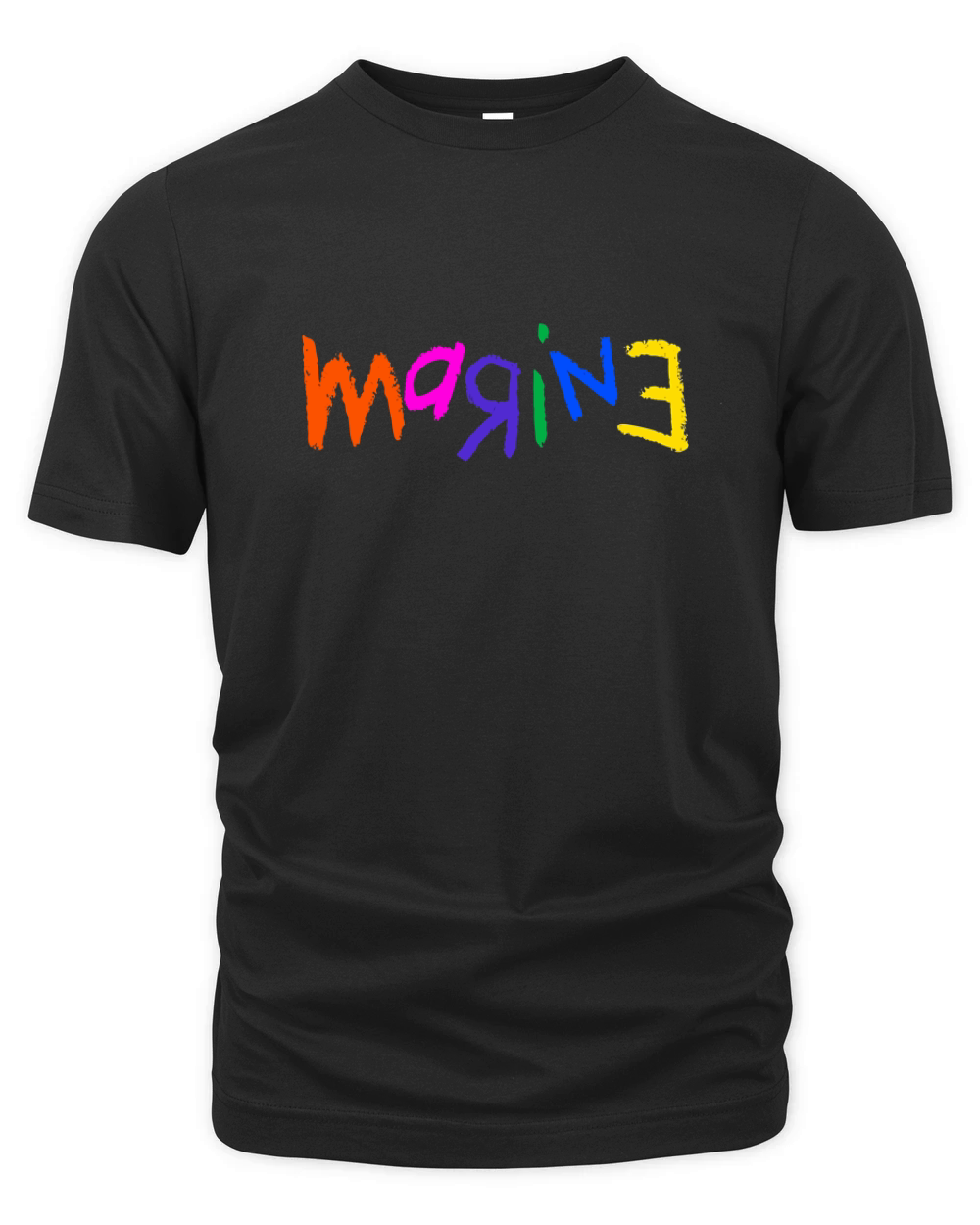 marine crayon  colorful art Organic Unisex T-shirt