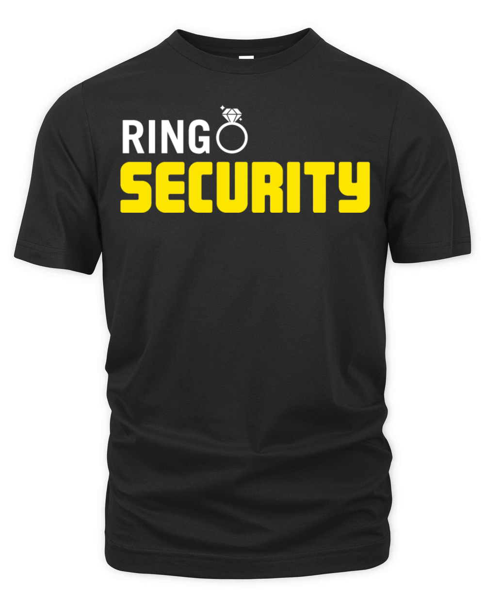 Ring Security Shirt Ring Bearer Boys Wedding Party Organic Unisex T-shirt