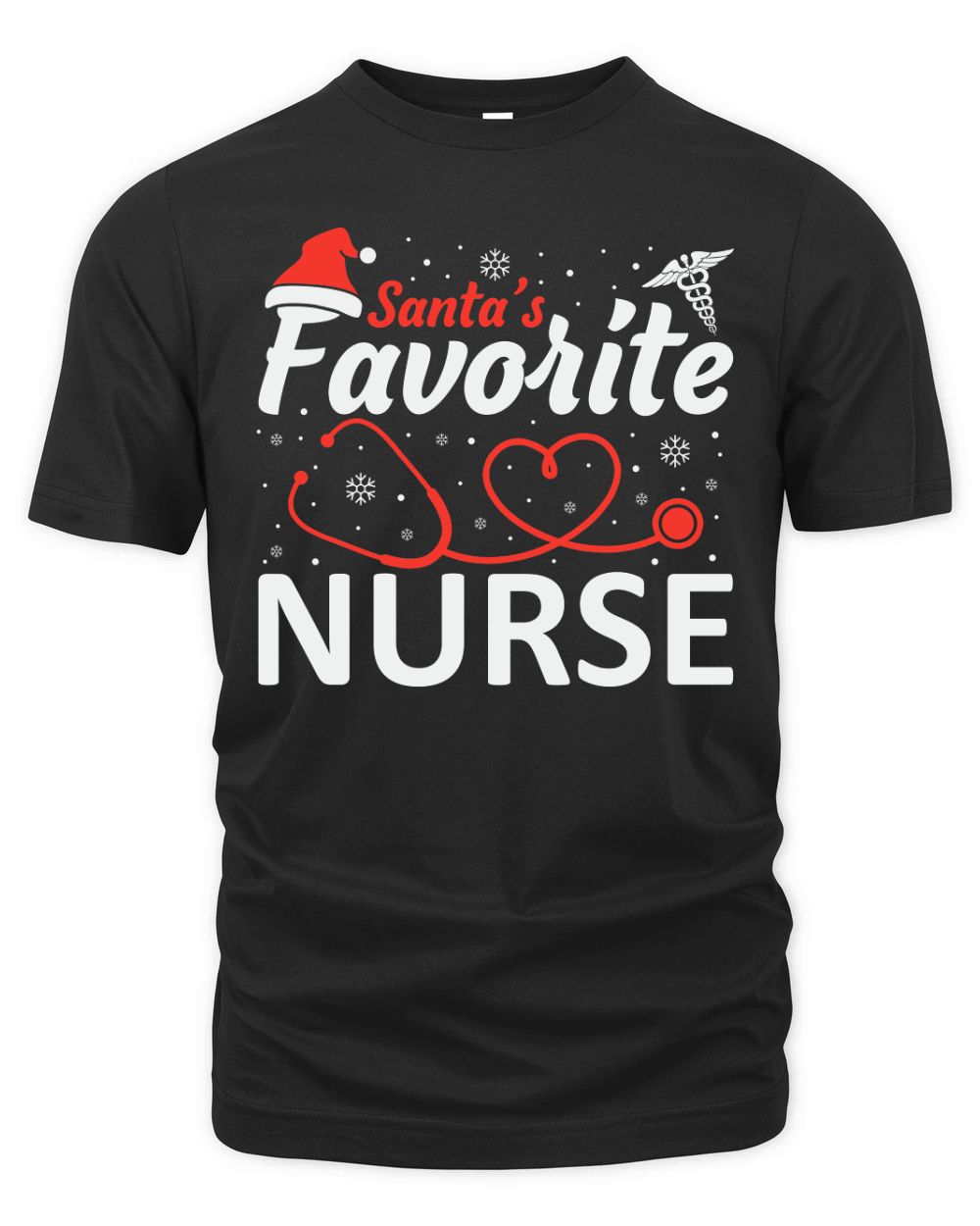 Santas favorite nurse Organic Unisex T-shirt