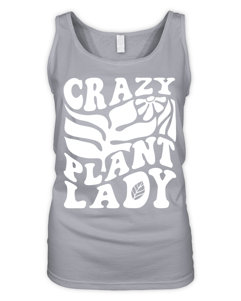 CRAZY PLANT LADY 03 Organic Women's Tank Top