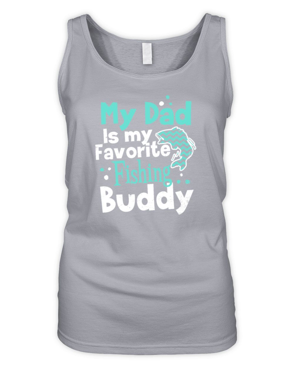 Dad Fishing Dad Favorite Buddy Gift Organic Women's Tank Top
