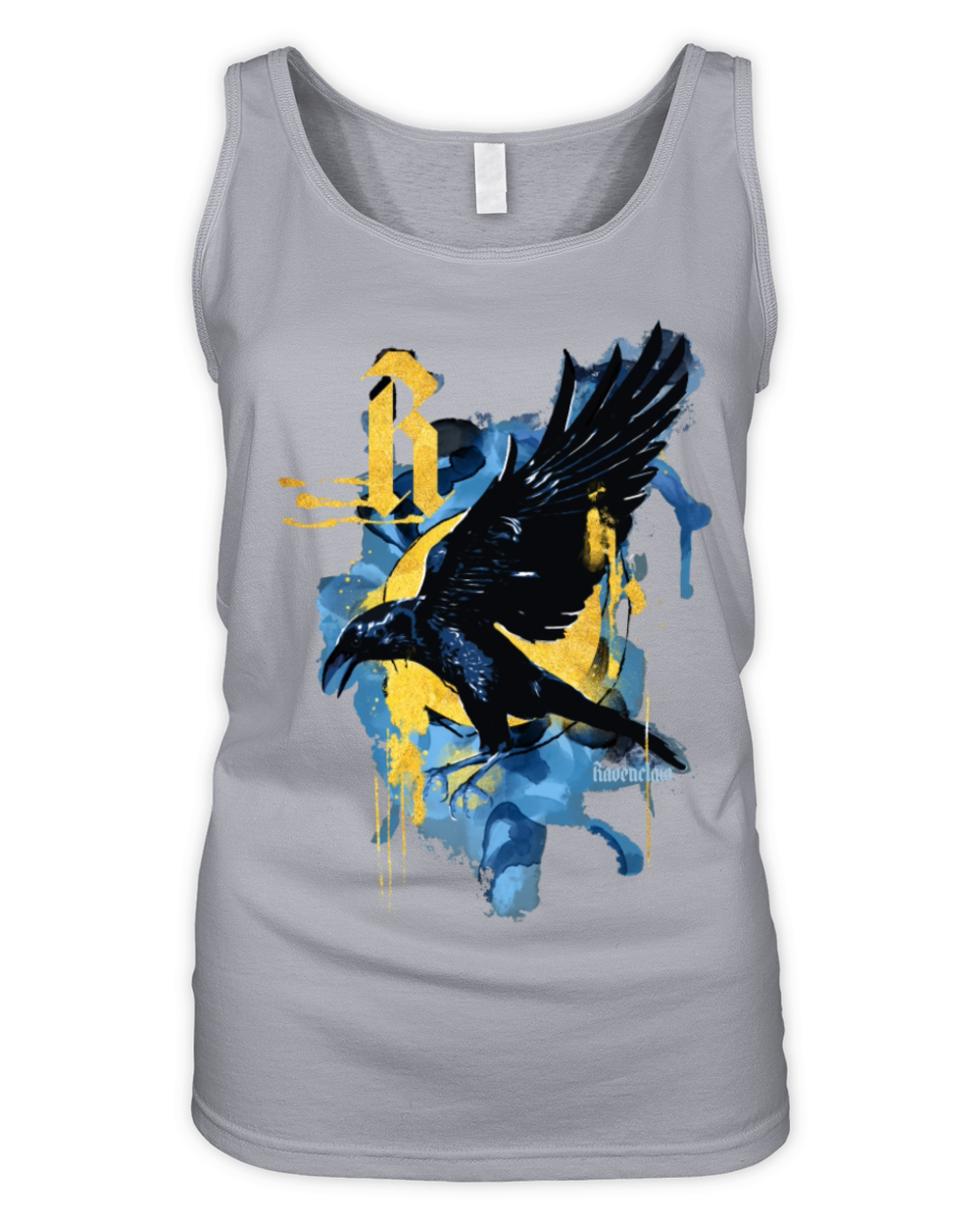Harry Potter Ravenclaw Raven Organic Women's Tank Top