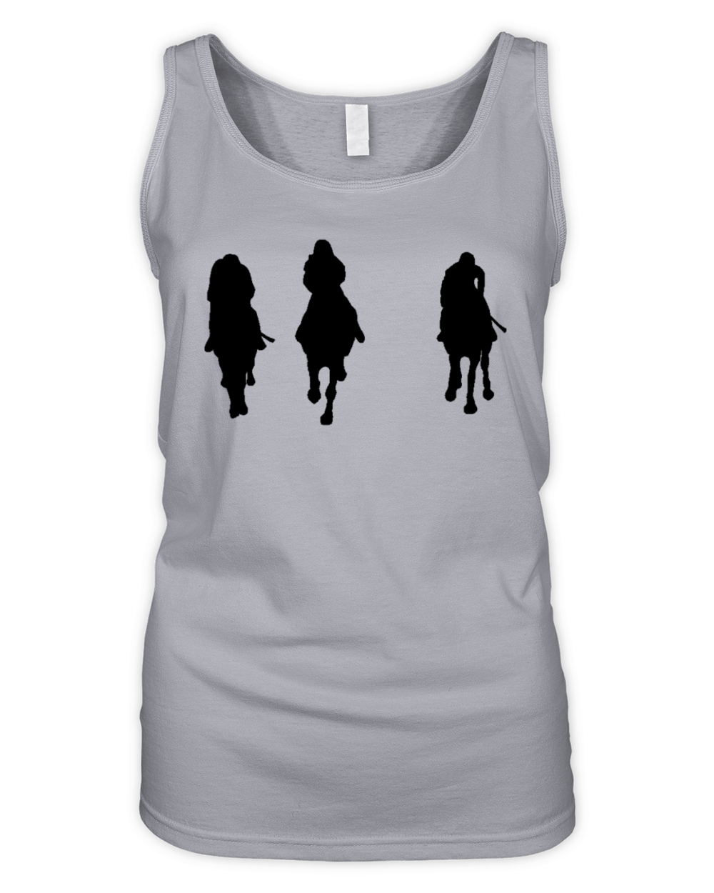 Horse Racing Organic Women's Tank Top