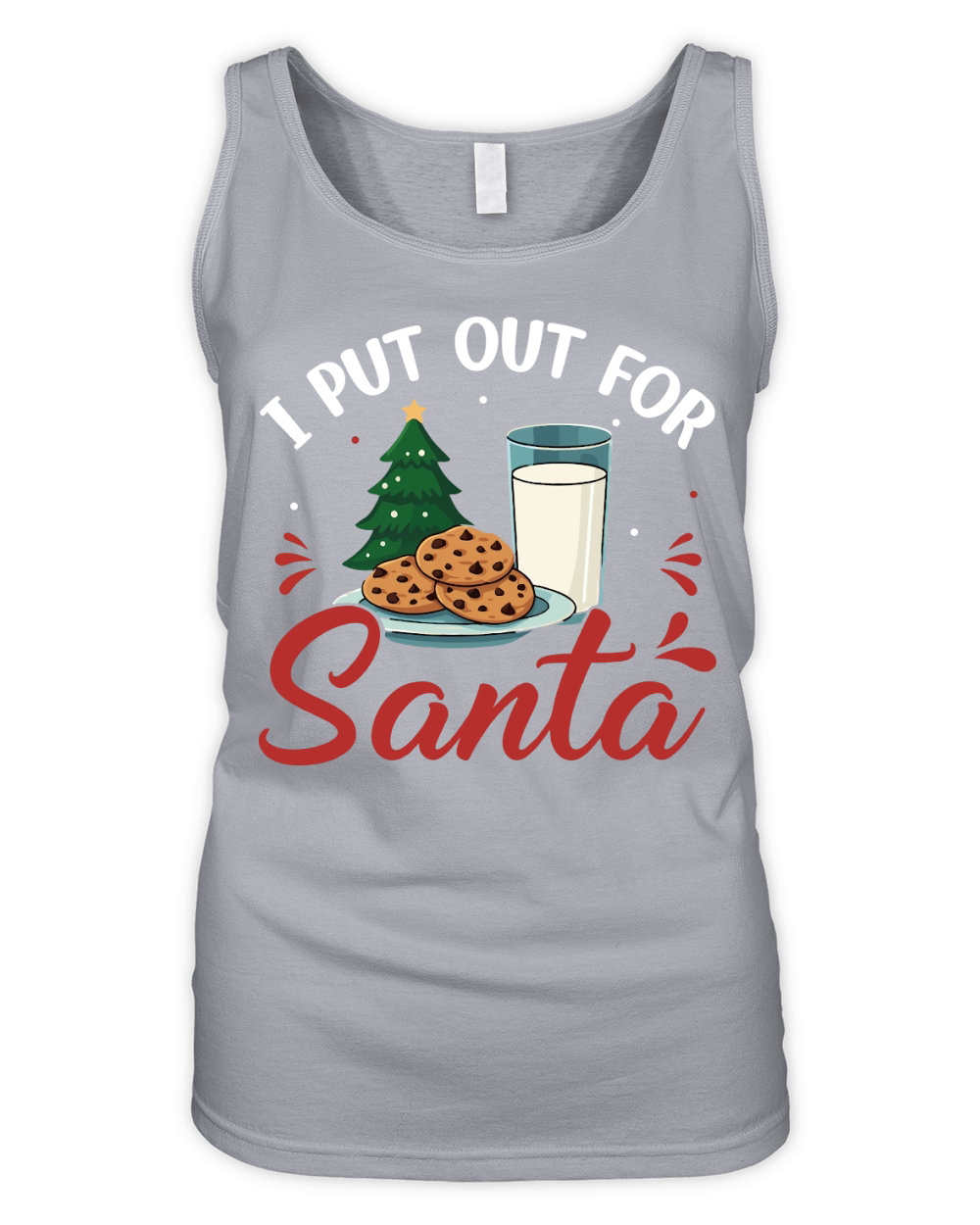 I put out for santa 02 Organic Women's Tank Top