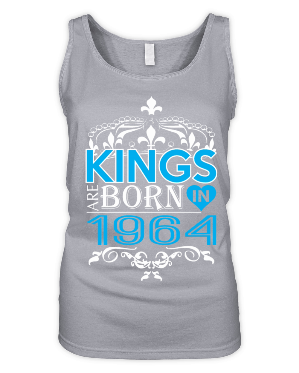 Kings Are Born In 1964 Happy Fathers Day Organic Women's Tank Top