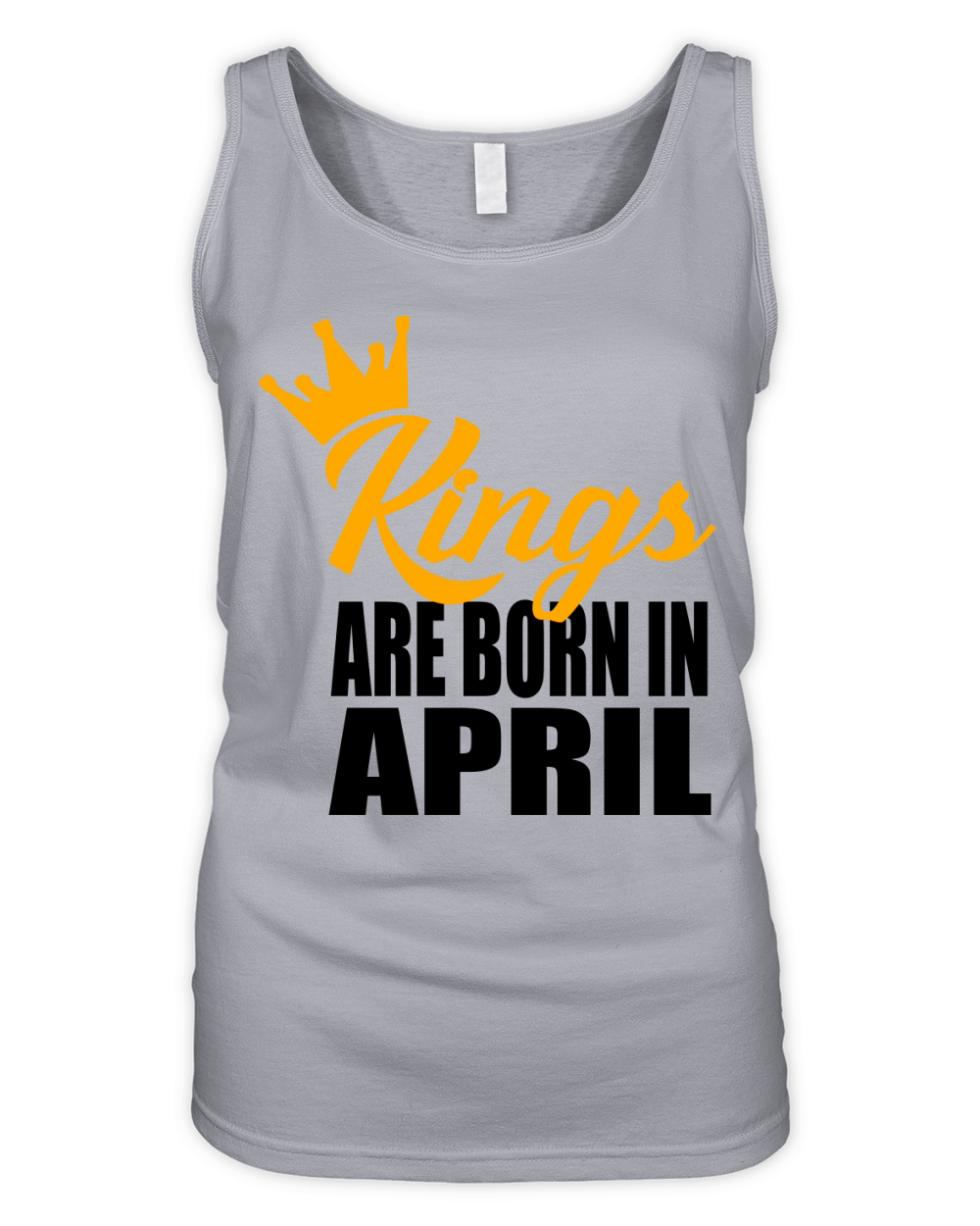 kings are born in april Organic Women's Tank Top
