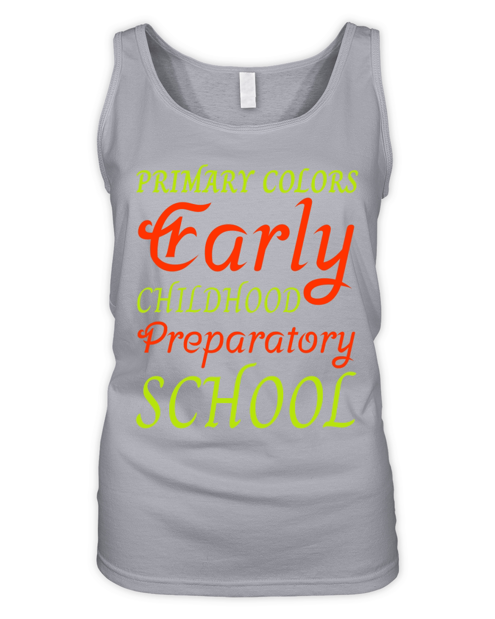 primary colors early [Converted] Organic Women's Tank Top