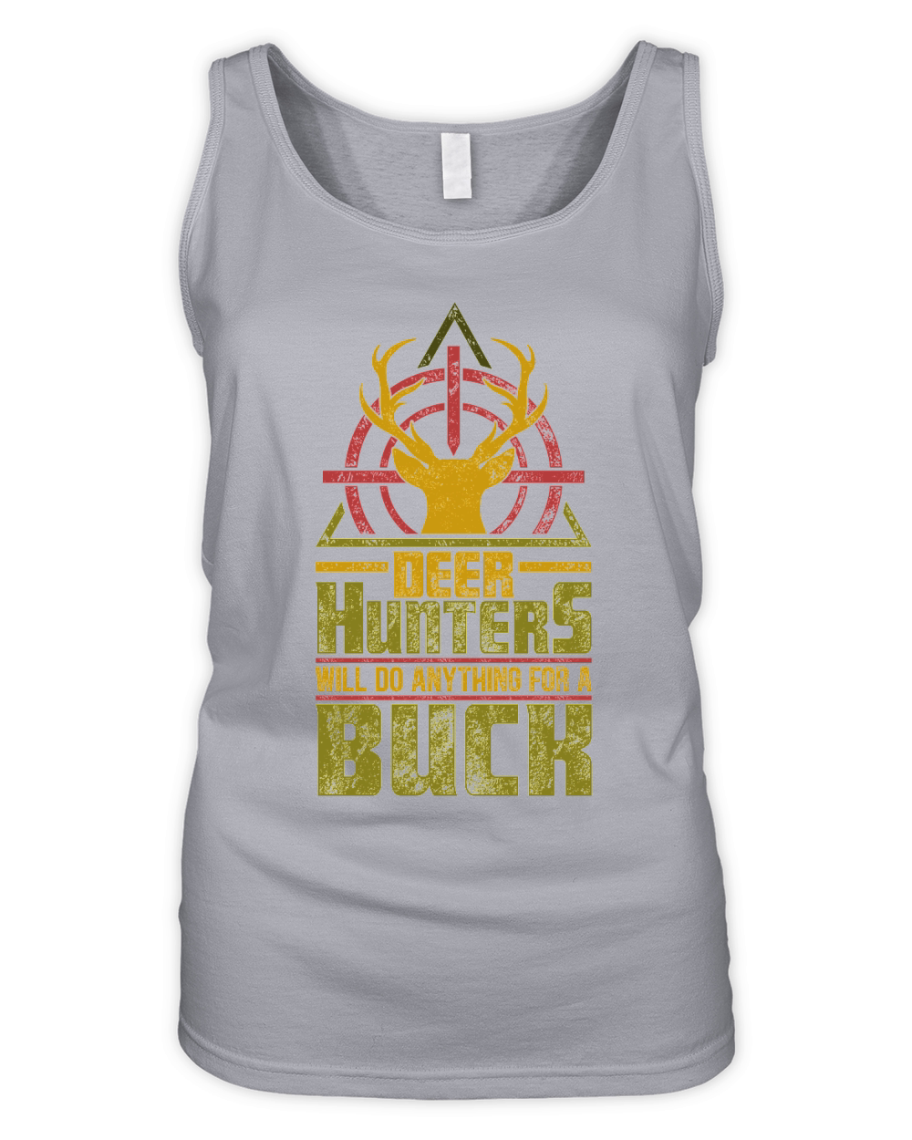 Vintage Deer Hunting Will do anythung for a Buch Organic Women's Tank Top