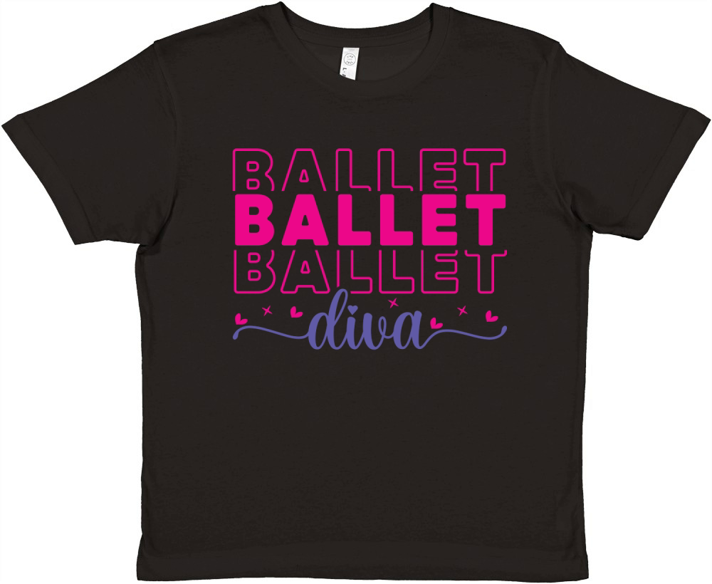 Ballet Dancer (15) Premium Kids Crewneck T-shirt